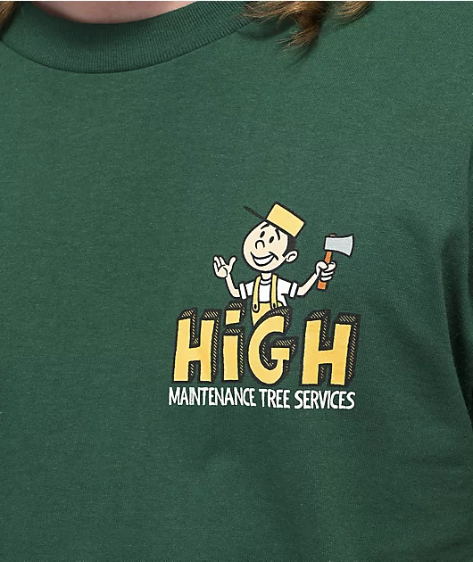 28844-the-high-mighty-high-maintenance-forest-green-t-shirt-3.webp The High & Mighty High Maintenance Forest Green T-Shirt