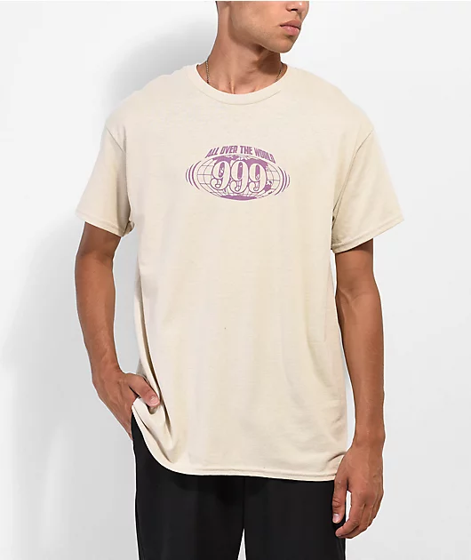 999 Club by Juice WRLD Affirmations Cream T-Shirt