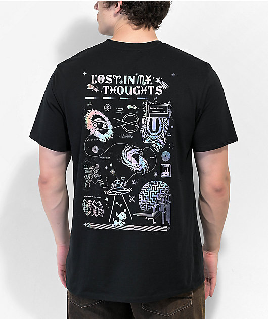 Vitriol Lost In Thought Black T-Shirt