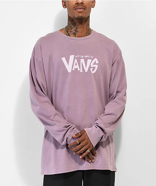 Vans Thumbs Up Berry Long Sleeve T-Shirt