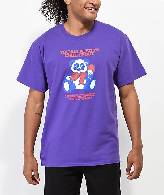 A.LAB Chill TF Out Purple T-Shirt