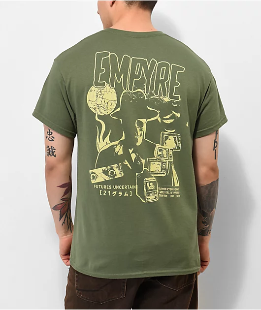 Empyre Future Uncertain Green T-Shirt