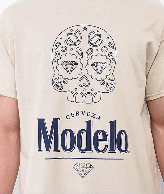 Diamond Supply Co. x Modelo Sketch Khaki T-Shirt