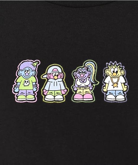 A.LAB Spray Punks Black T-Shirt