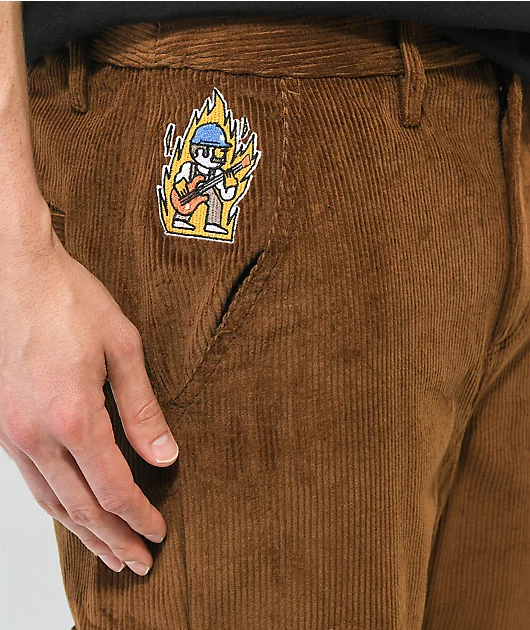 2952-worble-slow-burn-brown-corduroy-cargo-pants-3.webp WORBLE Slow Burn Brown Corduroy Cargo Pants