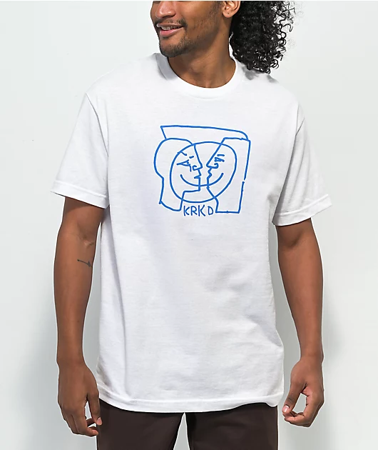 Krooked Moonsmile White T-Shirt