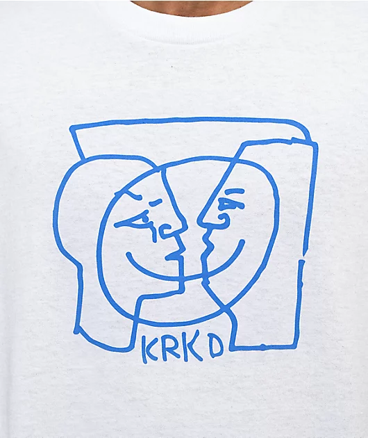 Krooked Moonsmile White T-Shirt