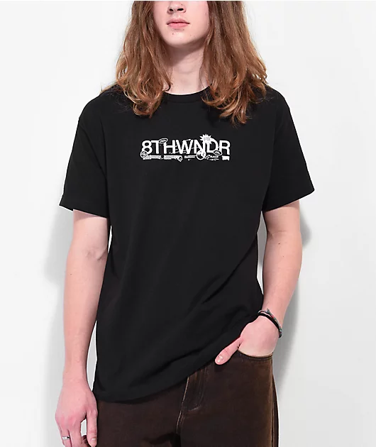 8THWNDR Molecule Black T-Shirt