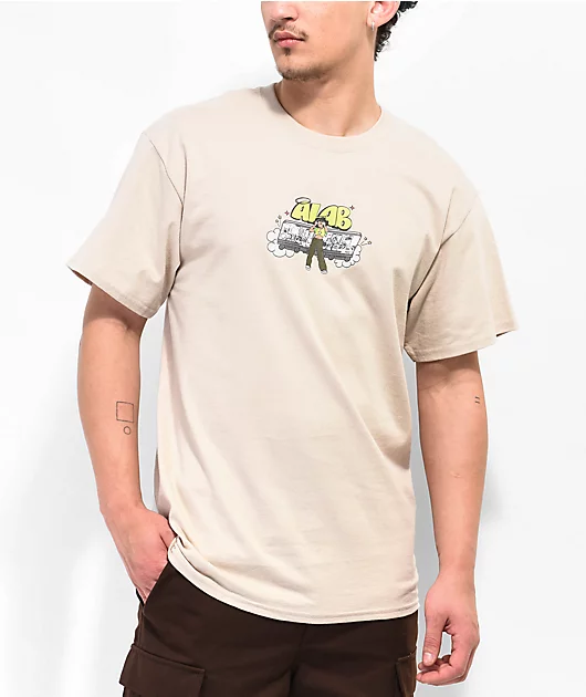 A.LAB L-Train Cream T-Shirt