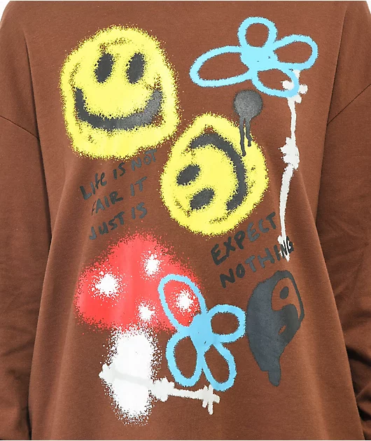 30147-empyre-velma-allover-print-brown-long-sleeve-t-shirt-3.webp Empyre Velma Allover Print Brown Long Sleeve T-Shirt