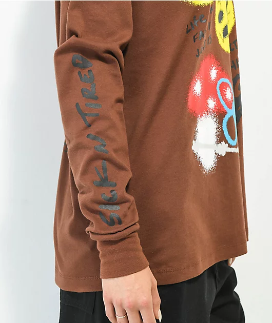 30147-empyre-velma-allover-print-brown-long-sleeve-t-shirt-4.webp Empyre Velma Allover Print Brown Long Sleeve T-Shirt