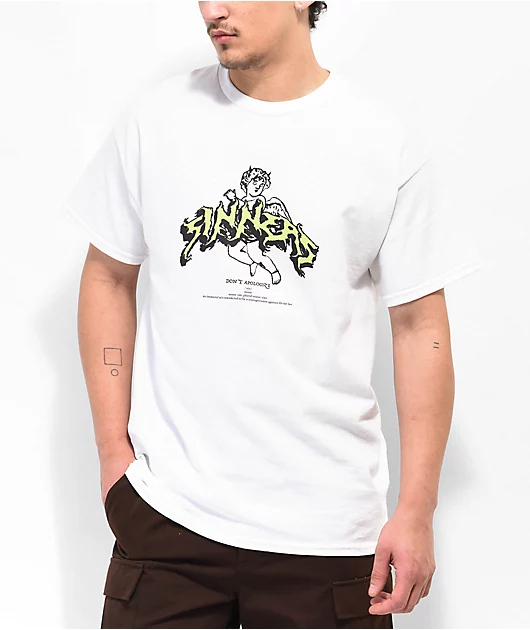Vitriol Sinners White T-Shirt