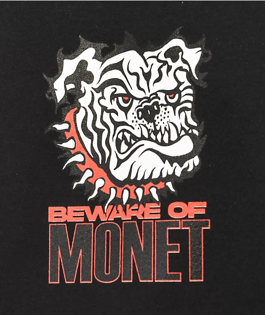 Monet Skateboards Dawghaus Black T-Shirt