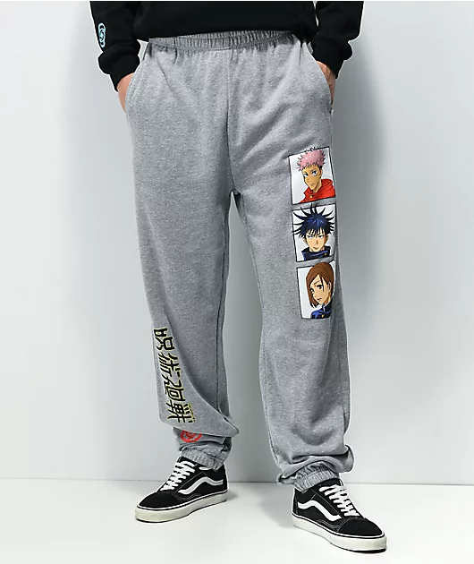 Episode x Jujutsu Kaisen Squad Grey Sweatpants