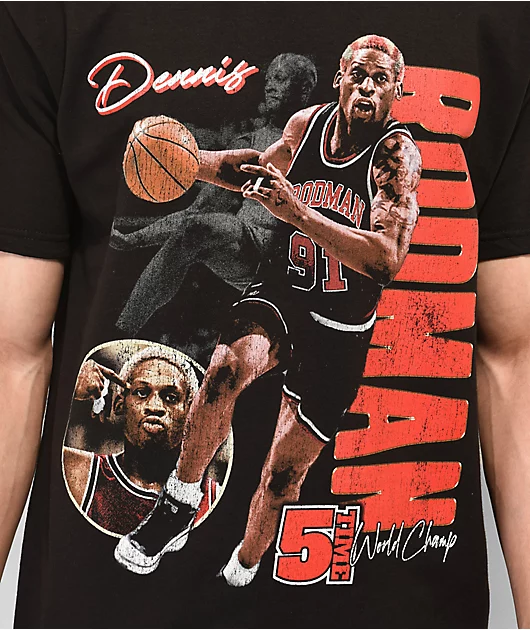 30571-rodman-apparel-5x-world-champion-black-t-shirt-2.webp Rodman Apparel 5X World Champion Black T-Shirt