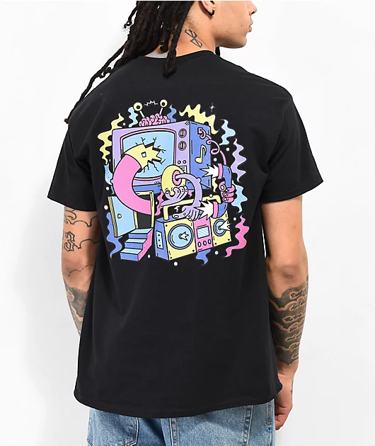 A.LAB Believe It Or Not Black T-Shirt