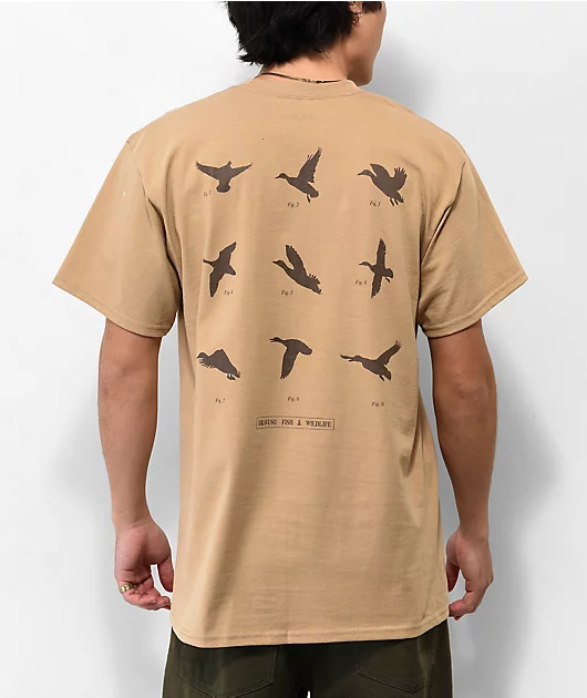 Dravus Duck Chart Sand T-Shirt