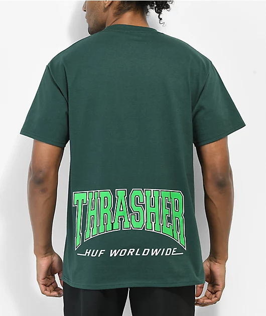 HUF x THRASHER High Point Green T-Shirt