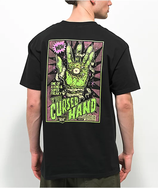Creature Cursed Hand Black T-Shirt