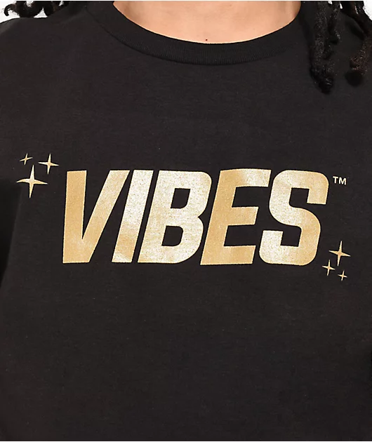 Vibes Black T-Shirt