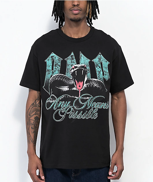 AMP Snake Black T-Shirt