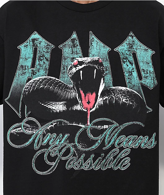 AMP Snake Black T-Shirt
