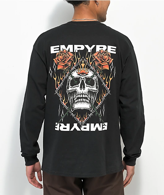 Empyre Grave Visions Black Long Sleeve T-Shirt