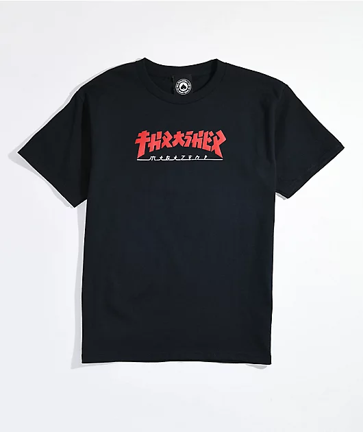 Thrasher Kids Godzilla Black T-Shirt