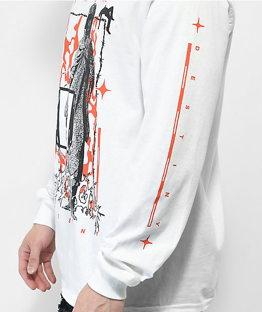 31642-vitriol-destiny-white-long-sleeve-t-shirt-2.jpg Vitriol Destiny White Long Sleeve T-Shirt