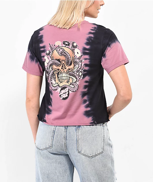 Santa Cruz Botanic Skull Mauve T-Shirt