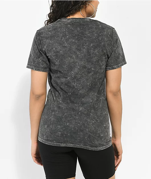 Britney Spears Butterfly Black Washed T-Shirt