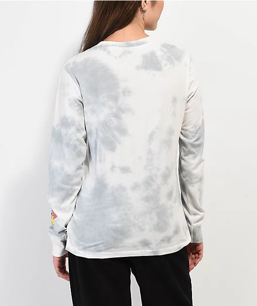 A.LAB Aby Grey Tie Dye Long Sleeve T-Shirt