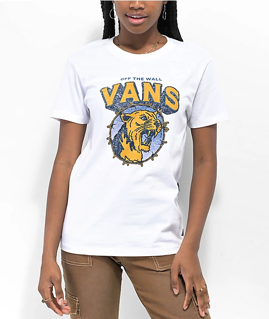 Vans Rawr Cat White T-Shirt