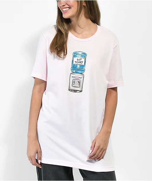 Salem7 Boy Tears Pink T-Shirt