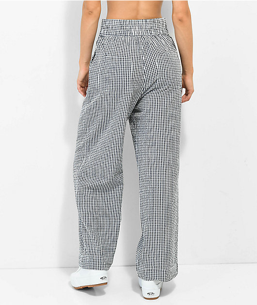 NGOrder Gingham Black Chef Pants