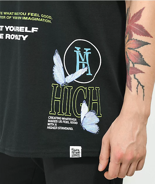 33258-your-highness-relaxation-black-t-shirt-3.webp Your Highness Relaxation Black T-Shirt