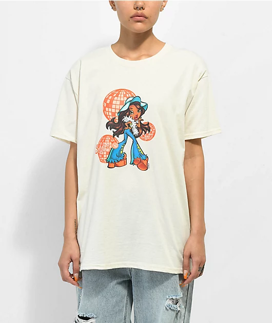 Daisy Street x Bratz Sasha Natural T-Shirt
