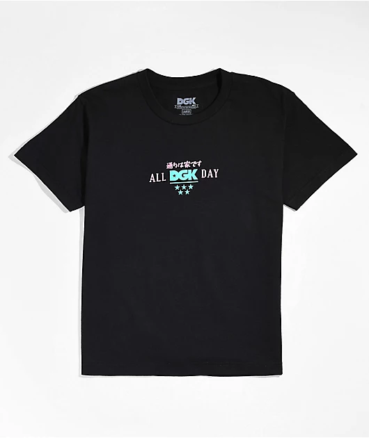 DGK Kids Blossoms Black T-Shirt