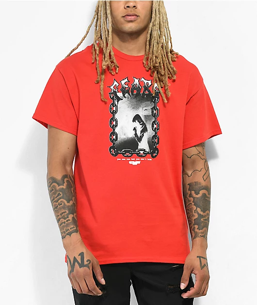 Personal Fears Run & Hide Red T-Shirt