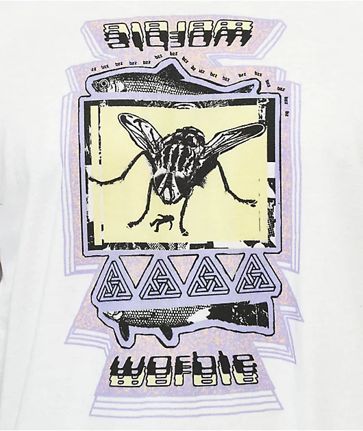 Worble Strange Encounters White T-Shirt