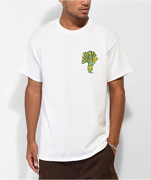 Killer Acid x Santa Cruz Puff Dot White T-Shirt