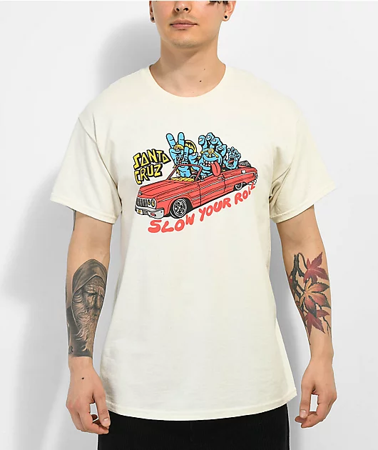 Killer Acid x Santa Cruz Slow Hand Cream T-Shirt