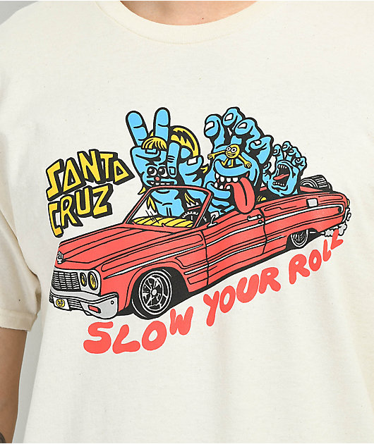 Killer Acid x Santa Cruz Slow Hand Cream T-Shirt