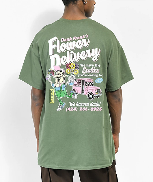 Open925 Dank Franks Olive T-Shirt