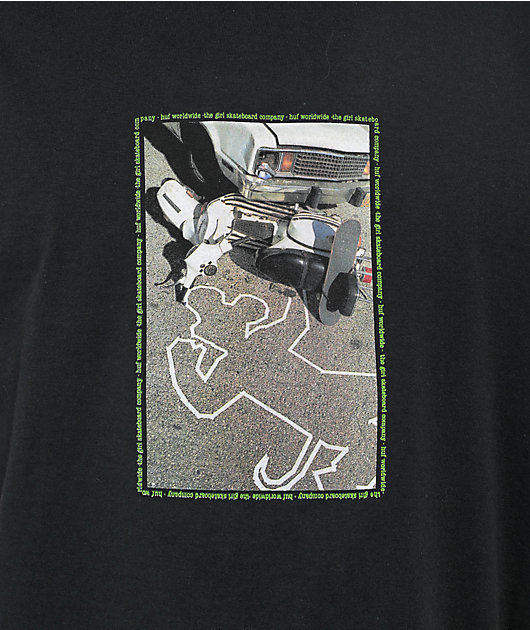 HUF x Girl Crash Black T-Shirt