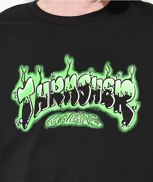 Thrasher Airbrush Black T-Shirt