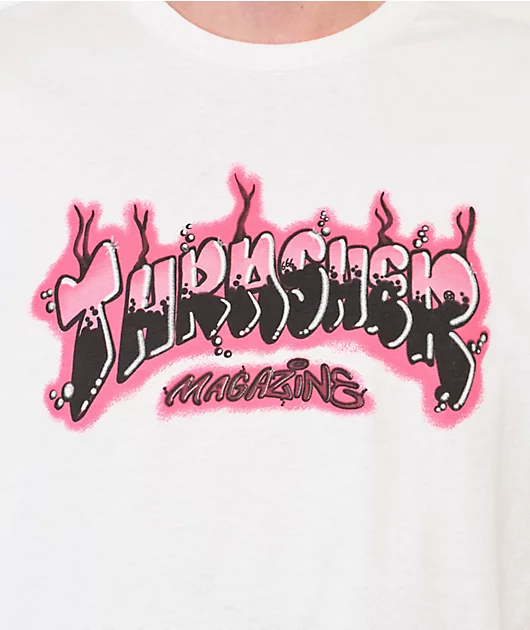 Thrasher Airbrush White T-Shirt