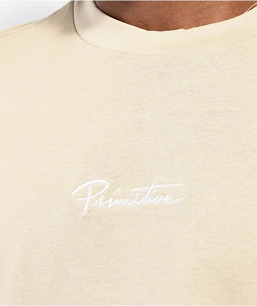 Primitive Nuevo Core Premium Beige T-Shirt