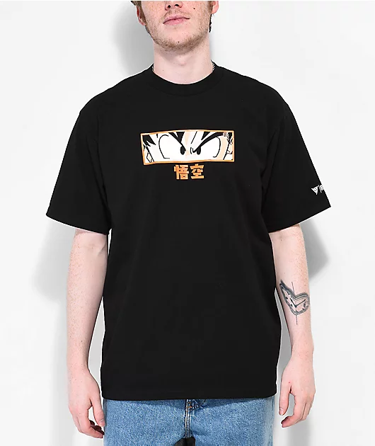 Hypland x Dragon Ball Z Goku Eyes Black T-Shirt