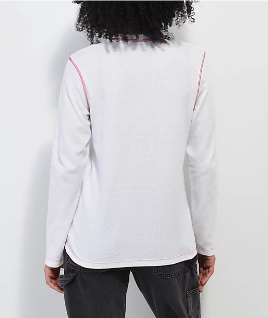 Broken Promises Bear Hug White Long Sleeve T-Shirt